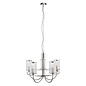 Cora - Polished Nickel Armed Chandelier Ceiling Light