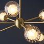 Beatrice - 9 Light Brass Armed Chandelier Pendant Light