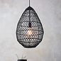 Bernard - Handmade Black Rattan Pendant