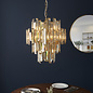 Victoria - Stunning Crystal & Gold 12 Light Pendant