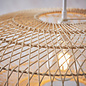 Bernie - Natural Rattan Oval Pendant - Large