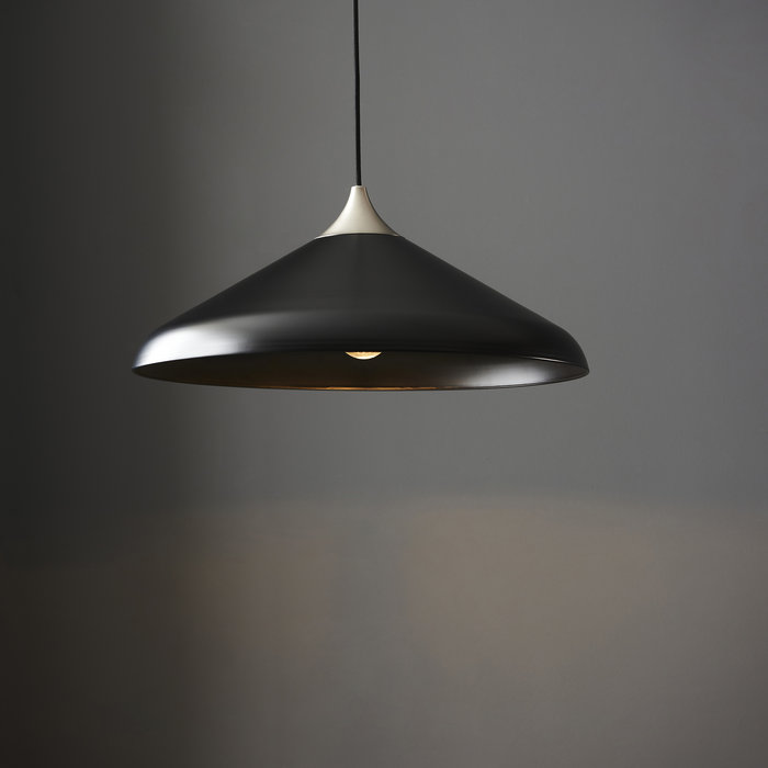 Crane - Industrial Black Pendant