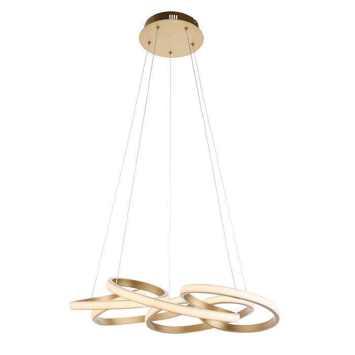 Volution - Spiral LED Gold Pendant Light