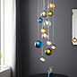 Nadia - Multi-Coloured 12 Light Cluster Pendant