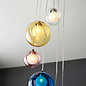 Nadia - Multi-Coloured 6 Light Cluster Pendant