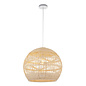 Rita - Handmade, Sustainably Sourced Rattan & Bamboo Globe Pendant