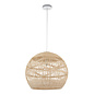 Rita - Handmade, Sustainably Sourced Rattan & Bamboo Globe Pendant