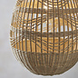 Rita - Handmade, Sustainably Sourced Rattan & Bamboo Teardrop Pendant