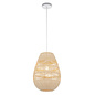 Rita - Handmade, Sustainably Sourced Rattan & Bamboo Teardrop Pendant