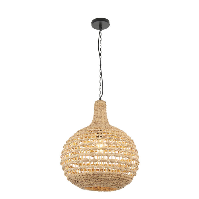 Rita - Handmade, Sustainably Sourced Rattan & Water Hyacinth Pendant