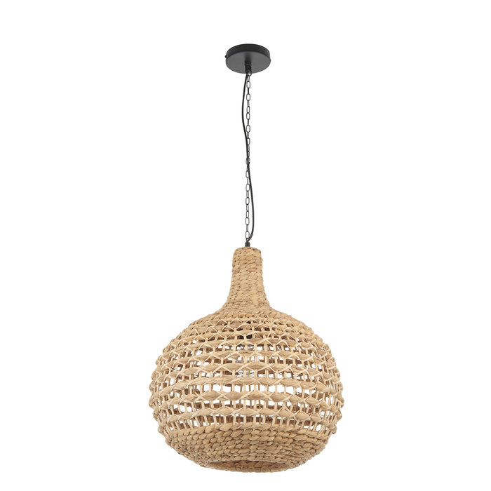 Rita - Handmade, Sustainably Sourced Rattan & Water Hyacinth Pendant