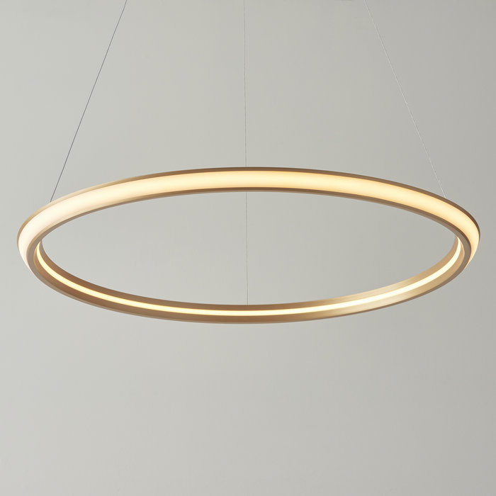 Volution - LED Gold Ring Pendant Light
