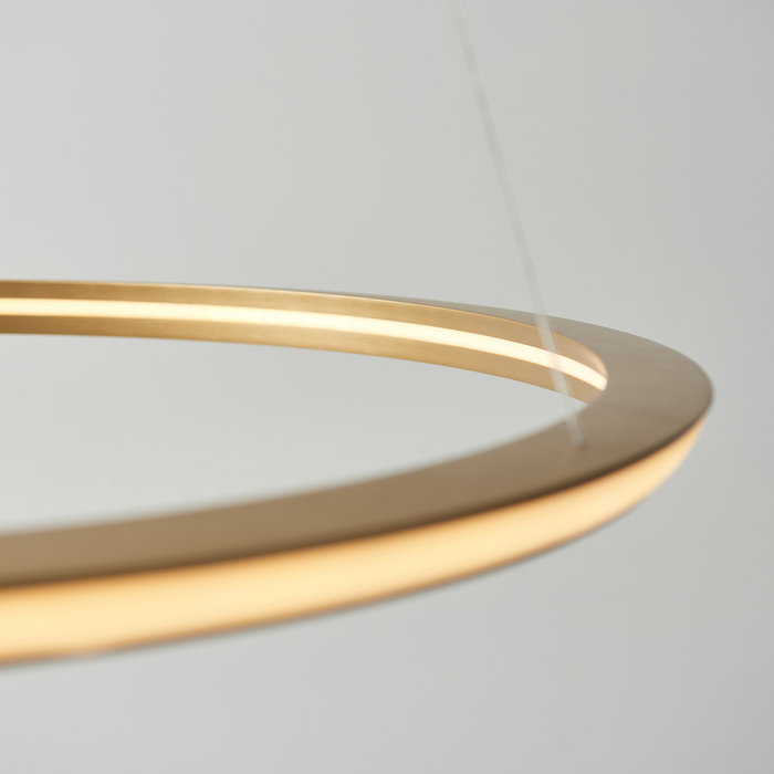 Volution - LED Gold Ring Pendant Light