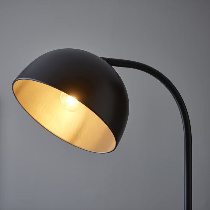 Crwn - Black Domed Floor Lamp