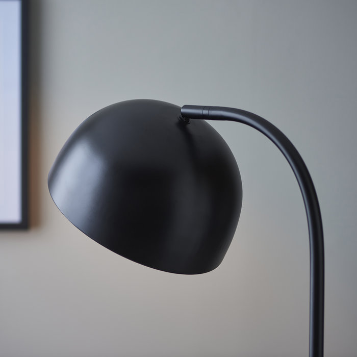 Crwn - Black Domed Floor Lamp