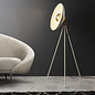 Crane - Adjustable Modern White Industrial Floor Lamp