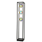 Bocs - Contemporary 3 Light Tall Cube Floor Lamp