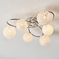 Connie - Chrome 6 Light Semi Flush Ceiling Light