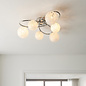 Connie - Chrome 6 Light Semi Flush Ceiling Light