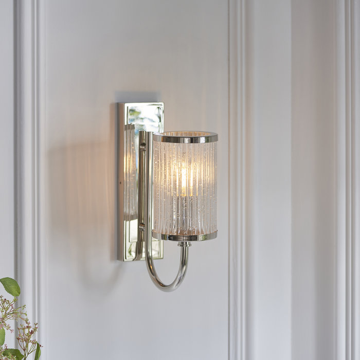 Cora - Polished Nickel Wall light