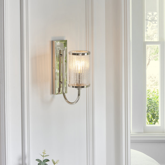 Cora - Polished Nickel Wall light