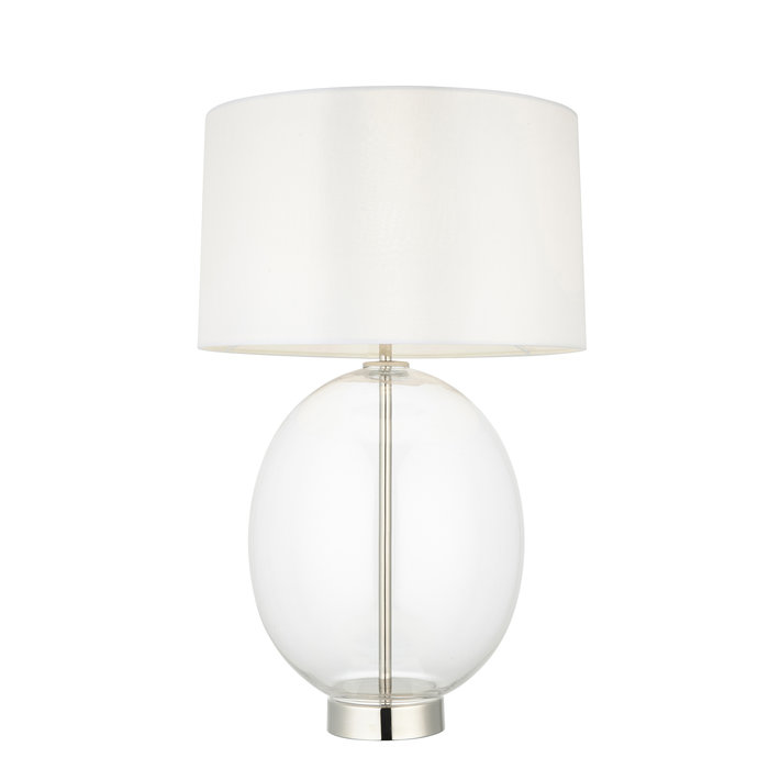 Bettina - Boutique Large Glass Touch Table Lamp with Vintage White Shade