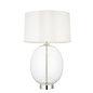 Bettina - Boutique Large Glass Touch Table Lamp with Vintage White Shade