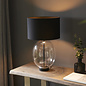 Bettina - Boutique Hotel Style Glass Touch Table Lamp with Black Shade