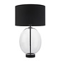 Bettina - Boutique Hotel Style Glass Touch Table Lamp with Black Shade