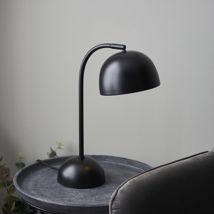 Crwn - Black Domed Table Lamp