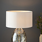 Bryonie - Brass and Champagne Colured Glass Touch Table Lamp