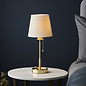Rona - Vanity Satin Brass Table Lamp with Vintage White Shade