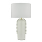 Bauble - Ivory & Gold Ceramic Table Lamp with White Shade