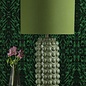 Renea - Brass & Green Ceramic Table Lamp with Shade