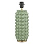 Renea - Brass & Green Ceramic Table Lamp with Shade