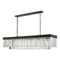 Darcy - Anthracite & Crystal 6 Light Bar Pendant