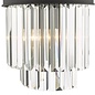 Darcy - Anthracite & Crystal 2 Light Wall Light