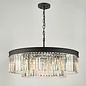 Darcy - Anthracite & Crystal 8 Light Chandelier