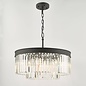 Darcy - Anthracite & Crystal 6 Light Chandelier