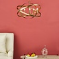 Nicola - Mottled Copper 5 Light Armed Chandelier Pendant