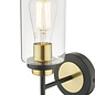 Mable - Refined Industrial Style Satin Black Wall Lamp