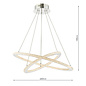 Halo - Modern 2 Ring LED Pendant Light