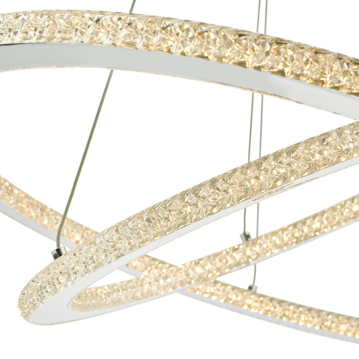 Halo - Modern 2 Ring LED Pendant Light