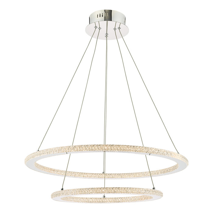 Halo - Modern 2 Ring LED Pendant Light