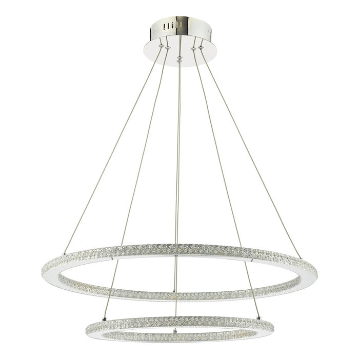 Halo - Modern 2 Ring LED Pendant Light