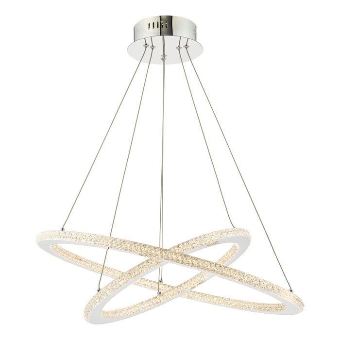 Halo - Modern 2 Ring LED Pendant Light