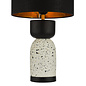 Harri - Black and White Wood Table Lamp with Shade