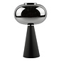 Jaxxon - Black and Smoked Glass Modern Table Lamp