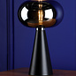 Jaxxon - Black and Smoked Glass Modern Table Lamp