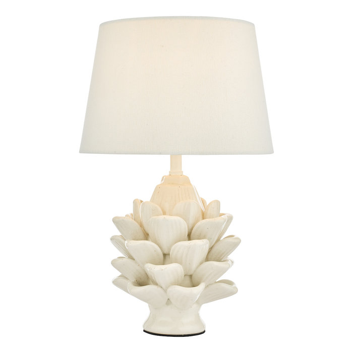 Sali - Cream Artichoke Table Lamp with Shade